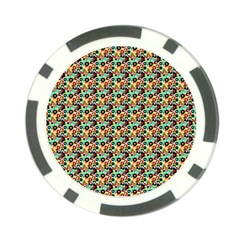 Color Spots Poker Chip Card Guard by Sparkle