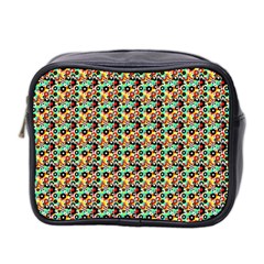 Color Spots Mini Toiletries Bag (two Sides) by Sparkle