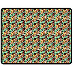 Color Spots Double Sided Fleece Blanket (medium)  by Sparkle