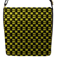 Glow Pattern Flap Closure Messenger Bag (s) by Sparkle