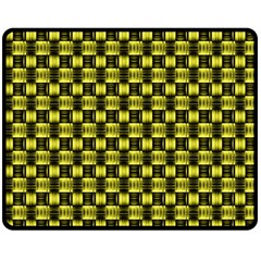 Glow Pattern Double Sided Fleece Blanket (medium)  by Sparkle