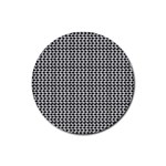 Diamond Pattern Rubber Coaster (Round) Front