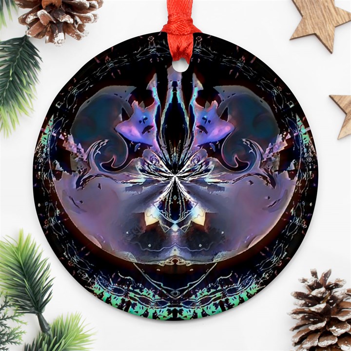 The High Priestess Card Ornament (Round)