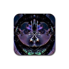 The High Priestess Card Rubber Coaster (square) by MRNStudios