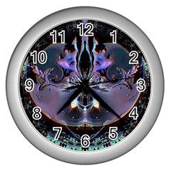 The High Priestess Card Wall Clock (silver) by MRNStudios