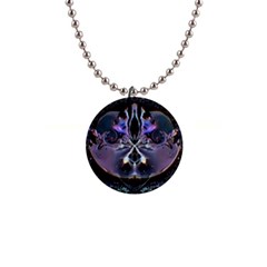 The High Priestess Card 1  Button Necklace by MRNStudios