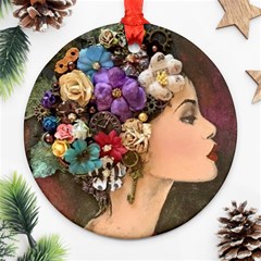 Garden Princess Ornament (round) by CKArtCreations