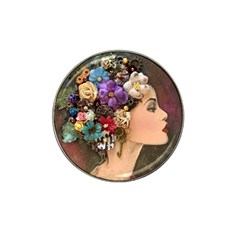 Garden Princess Hat Clip Ball Marker by CKArtCreations