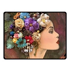 Garden Princess Double Sided Fleece Blanket (small)  by CKArtCreations