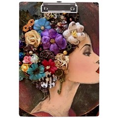 Garden Princess A4 Clipboard by CKArtCreations