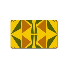  Abstract Geometric Design   Geometric Fantasy  Terrazzo  Magnet (name Card) by Eskimos