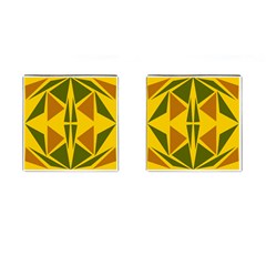  Abstract Geometric Design   Geometric Fantasy  Terrazzo  Cufflinks (square) by Eskimos