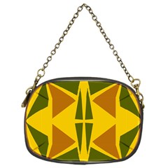  Abstract Geometric Design   Geometric Fantasy  Terrazzo  Chain Purse (two Sides) by Eskimos