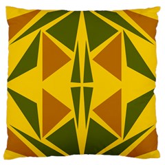  Abstract Geometric Design   Geometric Fantasy  Terrazzo  Standard Flano Cushion Case (one Side) by Eskimos