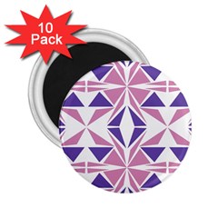 Abstract Pattern Geometric Backgrounds  2 25  Magnets (10 Pack)  by Eskimos