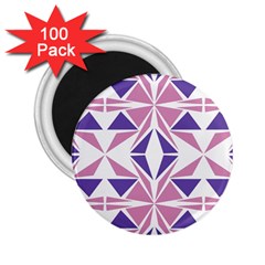 Abstract Pattern Geometric Backgrounds  2 25  Magnets (100 Pack)  by Eskimos