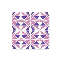 Abstract Pattern Geometric Backgrounds  Square Magnet by Eskimos