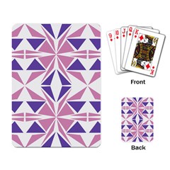 Abstract Pattern Geometric Backgrounds  Playing Cards Single Design (rectangle) by Eskimos