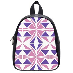 Abstract Pattern Geometric Backgrounds  School Bag (small) by Eskimos