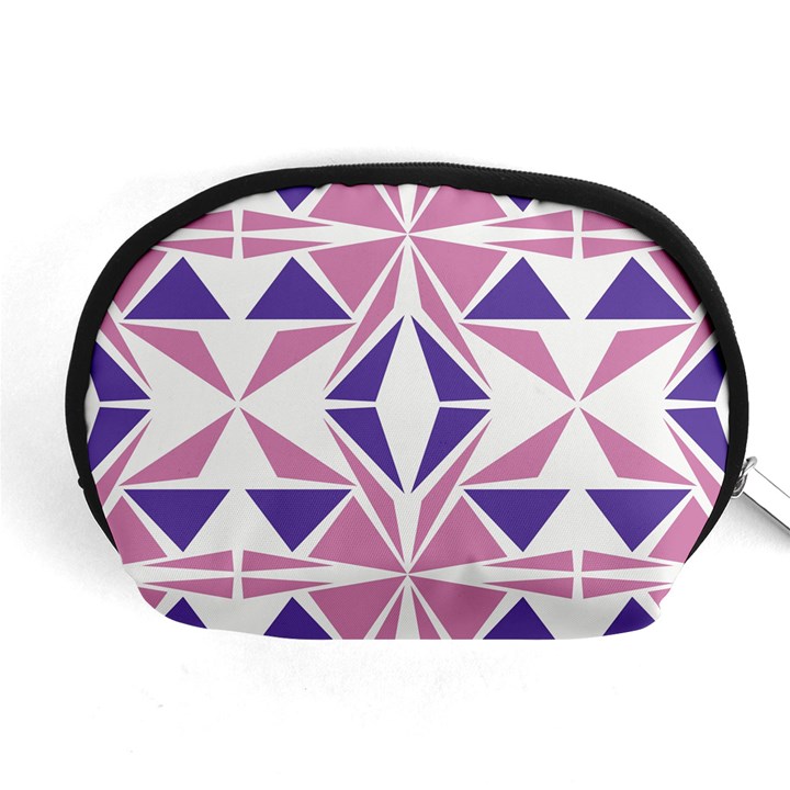 Abstract pattern geometric backgrounds  Accessory Pouch (Medium)