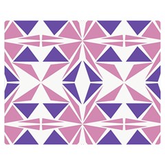 Abstract Pattern Geometric Backgrounds  Double Sided Flano Blanket (medium)  by Eskimos