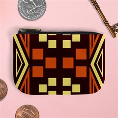 Abstract Pattern Geometric Backgrounds  Mini Coin Purse by Eskimos