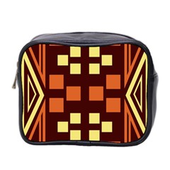 Abstract Pattern Geometric Backgrounds  Mini Toiletries Bag (two Sides) by Eskimos