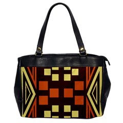 Abstract Pattern Geometric Backgrounds  Oversize Office Handbag by Eskimos