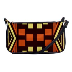 Abstract Pattern Geometric Backgrounds  Shoulder Clutch Bag by Eskimos