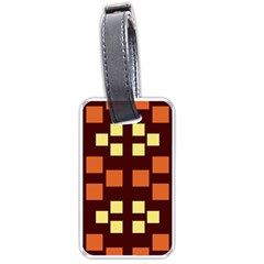 Abstract Pattern Geometric Backgrounds  Luggage Tag (one Side) by Eskimos