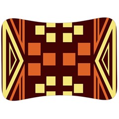 Abstract Pattern Geometric Backgrounds  Velour Seat Head Rest Cushion by Eskimos