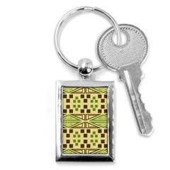 Abstract Pattern Geometric Backgrounds  Key Chain (rectangle) by Eskimos