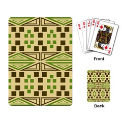 Abstract Pattern Geometric Backgrounds  Playing Cards Single Design (rectangle) by Eskimos