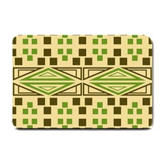 Abstract Pattern Geometric Backgrounds  Small Doormat  by Eskimos