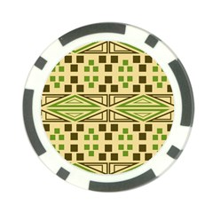 Abstract Pattern Geometric Backgrounds  Poker Chip Card Guard (10 Pack) by Eskimos