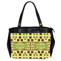 Abstract Pattern Geometric Backgrounds  Oversize Office Handbag (2 Sides) by Eskimos