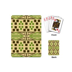 Abstract Pattern Geometric Backgrounds  Playing Cards Single Design (mini) by Eskimos