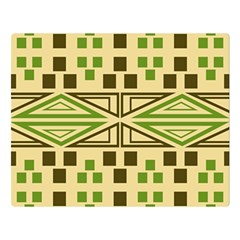 Abstract Pattern Geometric Backgrounds  Double Sided Flano Blanket (large)  by Eskimos