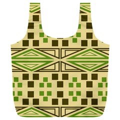 Abstract Pattern Geometric Backgrounds  Full Print Recycle Bag (xxxl) by Eskimos