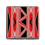 Abstract pattern geometric backgrounds  Memory Card Reader (Square 5 Slot) Front