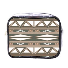 Abstract pattern geometric backgrounds  Mini Toiletries Bag (One Side)