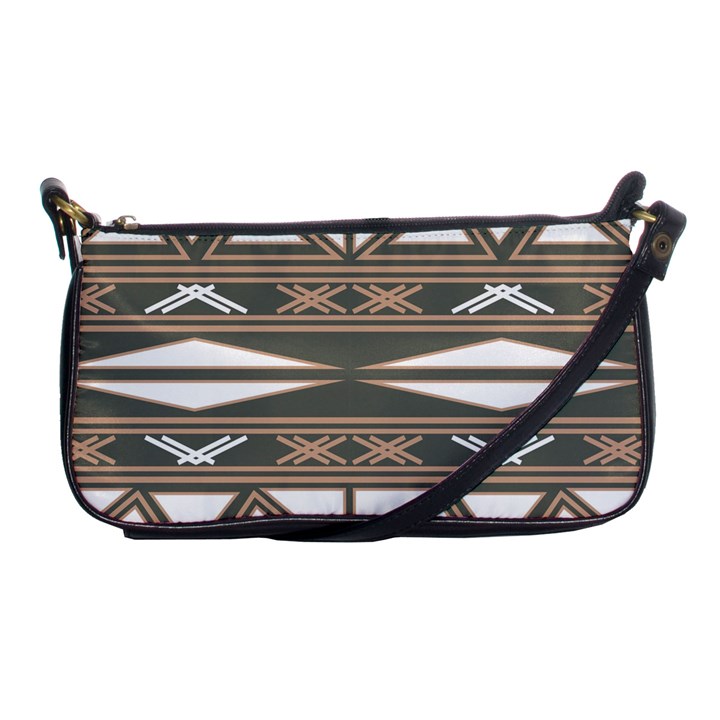 Abstract pattern geometric backgrounds  Shoulder Clutch Bag