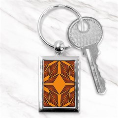 Abstract Pattern Geometric Backgrounds  Key Chain (rectangle) by Eskimos