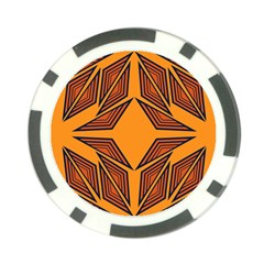 Abstract Pattern Geometric Backgrounds  Poker Chip Card Guard by Eskimos