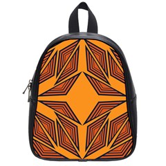 Abstract Pattern Geometric Backgrounds  School Bag (small) by Eskimos