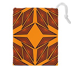 Abstract Pattern Geometric Backgrounds  Drawstring Pouch (5xl) by Eskimos