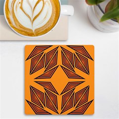 Abstract Pattern Geometric Backgrounds  Uv Print Square Tile Coaster  by Eskimos