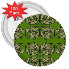 Abstract Pattern Geometric Backgrounds  3  Buttons (100 Pack)  by Eskimos