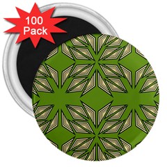 Abstract Pattern Geometric Backgrounds  3  Magnets (100 Pack) by Eskimos