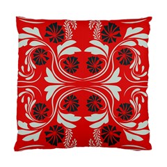 Folk Flowers Print Floral Pattern Ethnic Art Standard Cushion Case (one Side) by Eskimos